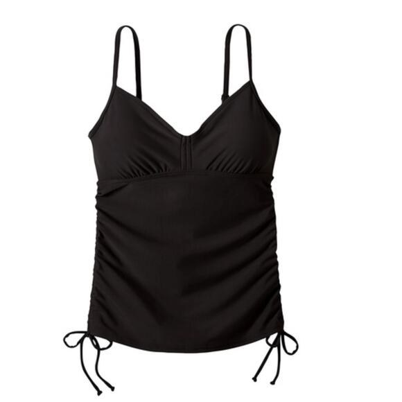 NWT PrAna Moorea Tankini Top | Black | Sz XS - Picture 1 of 5